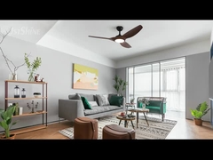 Διακοσμητικός 48 ιντσών πλαστικός ανεμιστήρας οροφής εσωτερικός σύγχρονος κινητήρας συνεχούς ροής