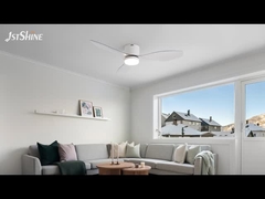 48 ιντσών πλαστικός σύγχρονος ανεμιστήρας οροφής με φωτεινό APP έξυπνο έλεγχο για το υπνοδωμάτιο