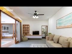 Διακοσμητικός παραδοσιακός ανεμιστήρας οροφής με λάμπα με κινητήρα συνεχούς ρεύματος 6 ταχυτήτων