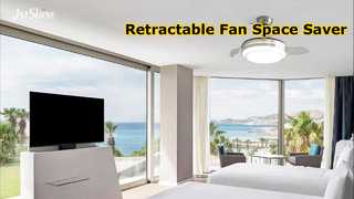 Φως LED με αναδιπλούμενο ανεμιστήρα οροφής 36 ιντσών