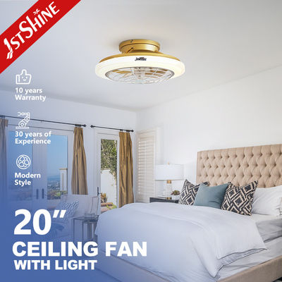 Αγορά 1stshine 20 ιντσών χαμηλού προφίλ χρυσός ανεμιστήρας οροφής με φως LED και διακόπτη ελέγχου τοίχου ηλεκτρονική κατασκευή