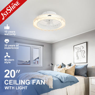 Αγορά 110-240V/50-60Hz Εισερχόμενη τάση 20 ίντσες Λευκό φανταχτερό ABS Κρυμμένες λεπίδες Απομακρυσμένος ανεμιστήρας οροφής ηλεκτρονική κατασκευή