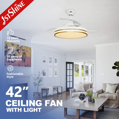 Αγορά 110-240V/50Hz-60Hz Οικιακό ξενοδοχείο Γραφείο LED ανεμιστήρας οροφής με φως και ανασυρόμενες λεπίδες ηλεκτρονική κατασκευή