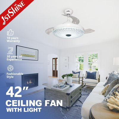 Αγορά Υποστήριξη Dimmer 1stshine LED ανεμιστήρας οροφής με διαυγές ακρυλικές λεπίδες και κρυμμένες λεπίδες ηλεκτρονική κατασκευή