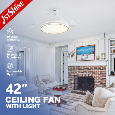 Αγορά 1stshine LED ανεμιστήρας οροφής με ανασυγκρότητες λεπίδες και τηλεχειριστήριο 3 χρωματικό φως LED ηλεκτρονική κατασκευή