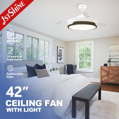Αγορά 1stshine LED ανεμιστήρας οροφής σε λευκό χρώμα με 3000K/4500K/6000K CCT και 10 χρόνια κινητήρα ηλεκτρονική κατασκευή