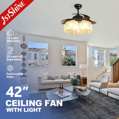 Αγορά 1stshine πλαστικές λεπίδες ανεμιστήρας οροφής με κρυμμένες λεπίδες Οικιακό γραφείο ψύξη αέρα φως ηλεκτρονική κατασκευή