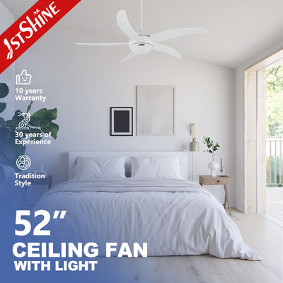 Αγορά 1stshine 52 Inch 5 MDF Blade Διακοσμητικός ανεμιστήρας οροφής με τηλεχειριστήριο και φως ηλεκτρονική κατασκευή