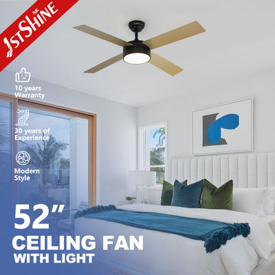Αγορά 1stshine Home Office LED ανεμιστήρας οροφής με λεπτές ξύλινες λεπίδες και απομακρυσμένο λογότυπο 1stshine ηλεκτρονική κατασκευή