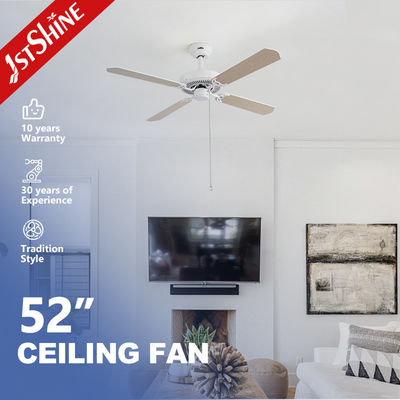 Αγορά Διακόσμηση εσωτερικών χώρων 35W 52 ιντσών ανεμιστήρας οροφής με αλυσίδα έλξης 4 Mdf Blades AC Motor ηλεκτρονική κατασκευή