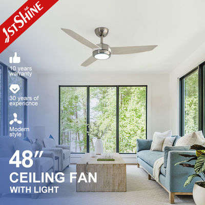 Αγορά 48 ιντσών ABS Blades LED ανεμιστήρας οροφής με πολύχρωμο σχεδιασμό και 3 χρώματα LED φωτισμού ηλεκτρονική κατασκευή