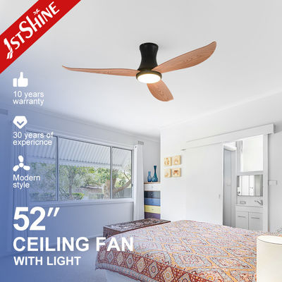 Αγορά 52 ιντσών πλαστικό διακοσμητικό 3 ABS Blade Flush Mount Ceiling Fan Light για χαμηλό ταβάνι ηλεκτρονική κατασκευή