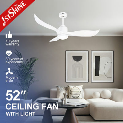 Αγορά 52 ιντσών κατανάλωση ABS 3 Blade DC Motor Fancy Ceiling Fan Light για το σπίτι ξενοδοχείο και γραφείο ηλεκτρονική κατασκευή