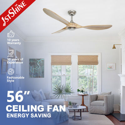 Αγορά 1stshine 56'' ξύλινος ανεμιστήρας οροφής με φυσική αιολική ενέργεια και εξοικονόμηση ενέργειας υψηλής ταχύτητας ηλεκτρονική κατασκευή