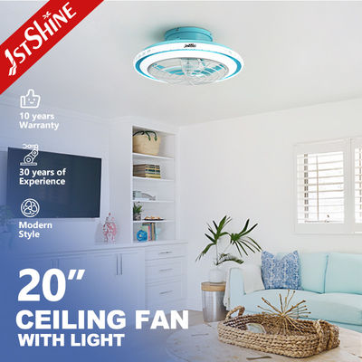 Καλή τιμή 110-220V Home High Airflow Blue Ceiling Fan με OEM 1stshine LED και υλικό λεπίδας σε απευθείας σύνδεση