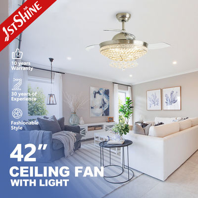 1stshine Διακοσμητικός ανεμιστήρας οροφής Fandelier με LED φώτα