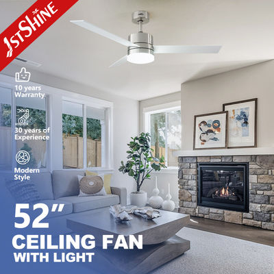 Σύγχρονο σχεδιασμό υψηλής ροής αέρα Ceiling Fan With Light And MDF Blades In OEM Colors