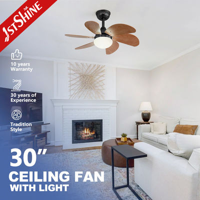 1stshine/OEM Logo 6 Blades LED Light Kit Residential BLDC Ceiling Fan με 2-