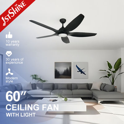 60inch χαμηλού θορύβου ανώτατος ανεμιστήρας 38W με τον τηλεχειρισμό επιλογής ταχύτητας 5
