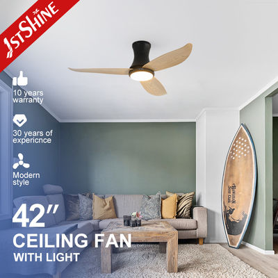 ABS Blade Flush Mount Ceiling Fan με φως 6 ταχύτητες τηλεχειριστή