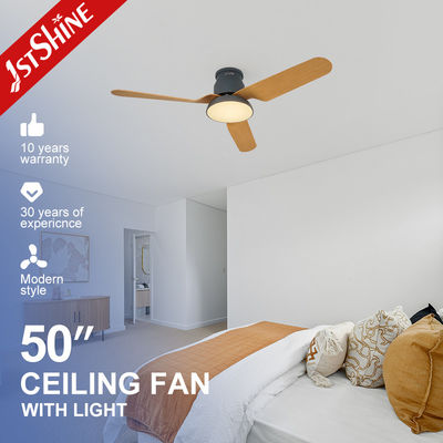 Αμβλύ 3 χρωμάτων LED ανεμιστήρας οροφής με λεπίδες 50 ιντσών και εξοικονόμηση ενέργειας Flush Mount Design