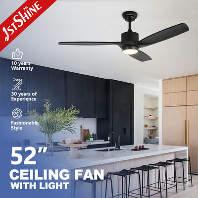 Καλή τιμή 52 ίντσες Massive Wood DC Pure Copper Remote Ceiling Fan Light Light Lighting Solutions Υπηρεσία σε απευθείας σύνδεση