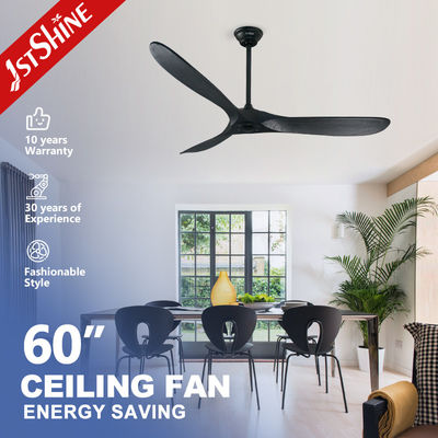 Καλή τιμή CE ROHS 3 Blade Solid Wood Ceiling Fan χωρίς φως 60 ιντσών σε απευθείας σύνδεση