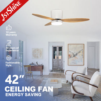 Χαμηλό προφίλ Led Ceiling Fan Dc κινητήρας 6 ταχυτήτων τηλεχειριστήματος ήσυχος ανεμιστήρας οροφής