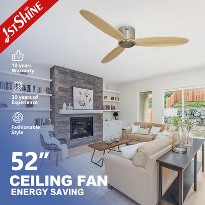220V Φλυτζάρισμα Remote LED ανεμιστήρας οροφής με μαγνητικές λεπίδες ξύλου
