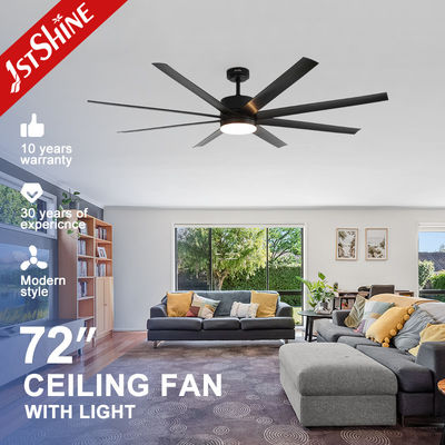 Καλή τιμή Ανεμιστήρες οροφής με φώτα και τηλεχειριστήριο εφαρμογής, με κινητήρα DC 6 ταχυτήτων, αναστρέψιμο, μεγάλης ροής αέρα σε απευθείας σύνδεση