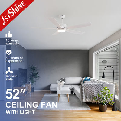 Καλή τιμή Modern White Ceiling Fan With Light For Living Room ABS blade σε απευθείας σύνδεση