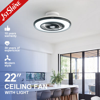Καλή τιμή Έξυπνος ανεμιστήρας οροφής 22” Smart Flush Mount με έλεγχο APP για υπνοδωμάτιο σε απευθείας σύνδεση