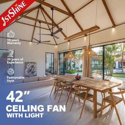 Ανεμιστήρας οροφής DC Motor 42 ιντσών με LED Spotlight και 6 επιλογές ταχύτητας για τραπεζαρία και εμπορικούς χώρους